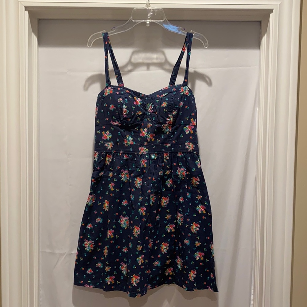American Eagle Outfitters Navy Floral Mini Dress